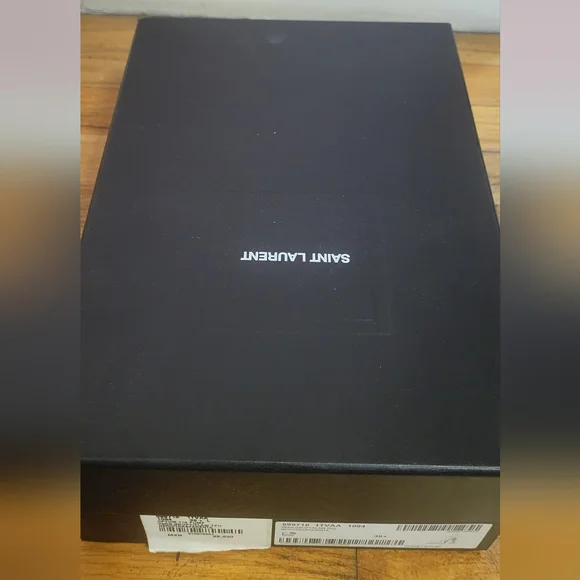 Saint Laurent Women's Black Transparent Heels - Picture 2 of 9